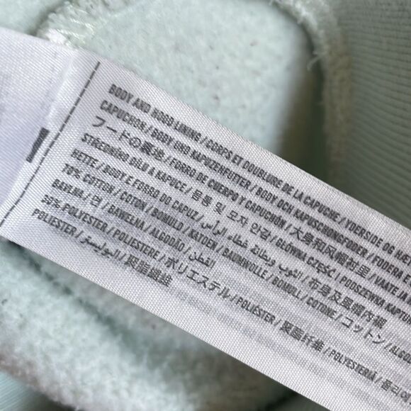 Abercrombie & Fitch Mint Green Fleece Lined Relaxed Fit Hoodie (Size: Small) - Picture 11 of 11